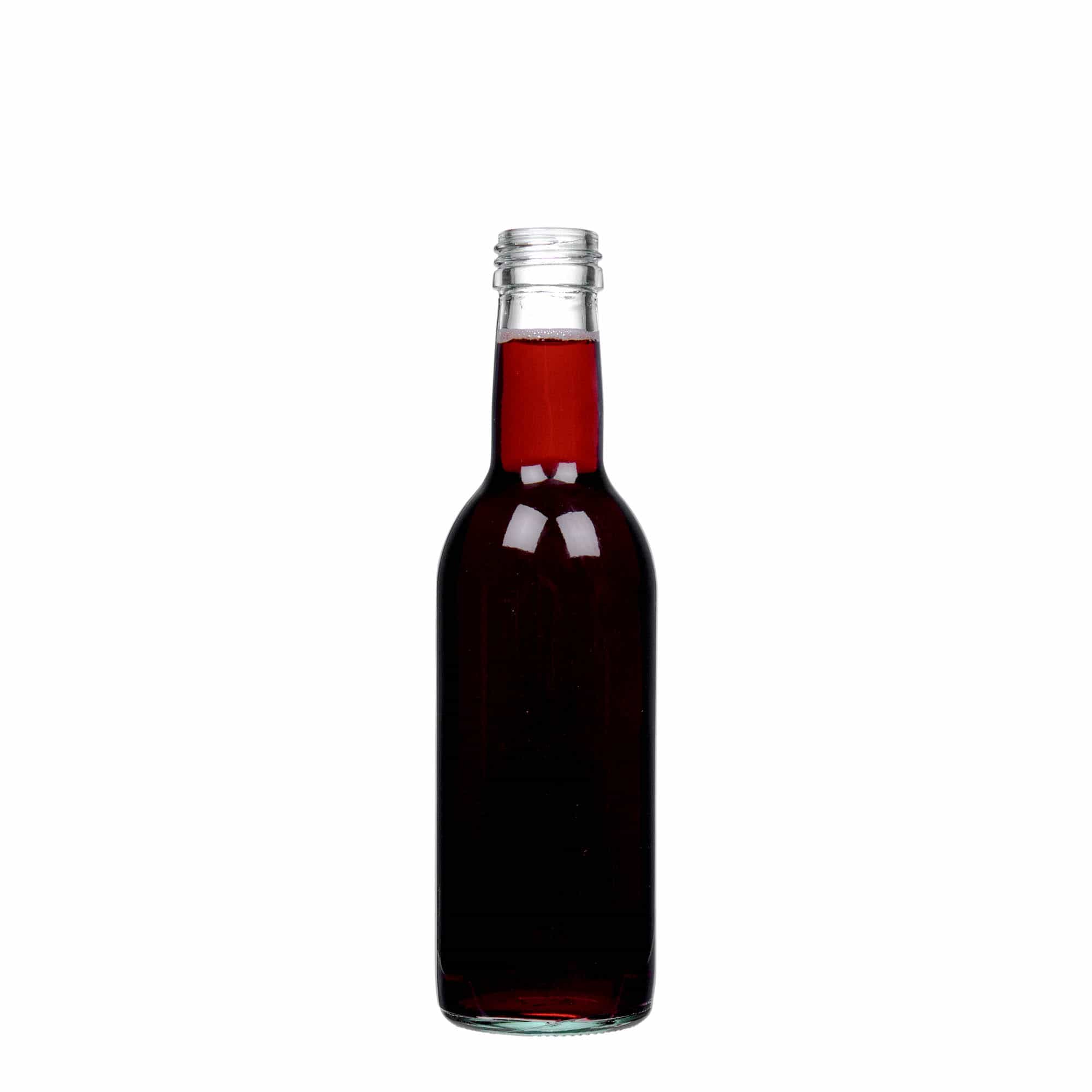 Staklena boca 250 ml 'Bordeaux', otvor: PP 28