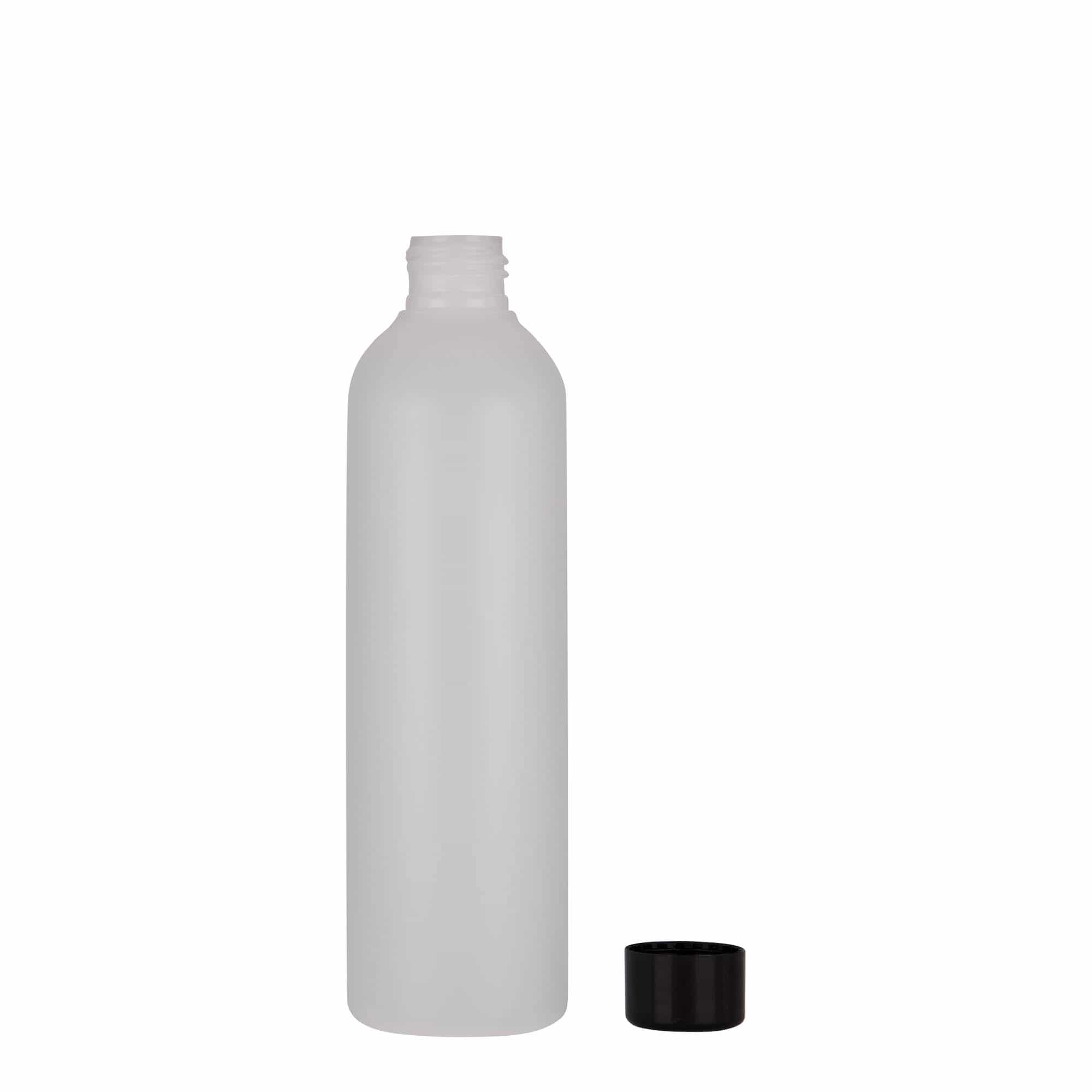 Plastična boca 250 ml 'Tuffy', HDPE, prirodna, otvor: GPI 24/410