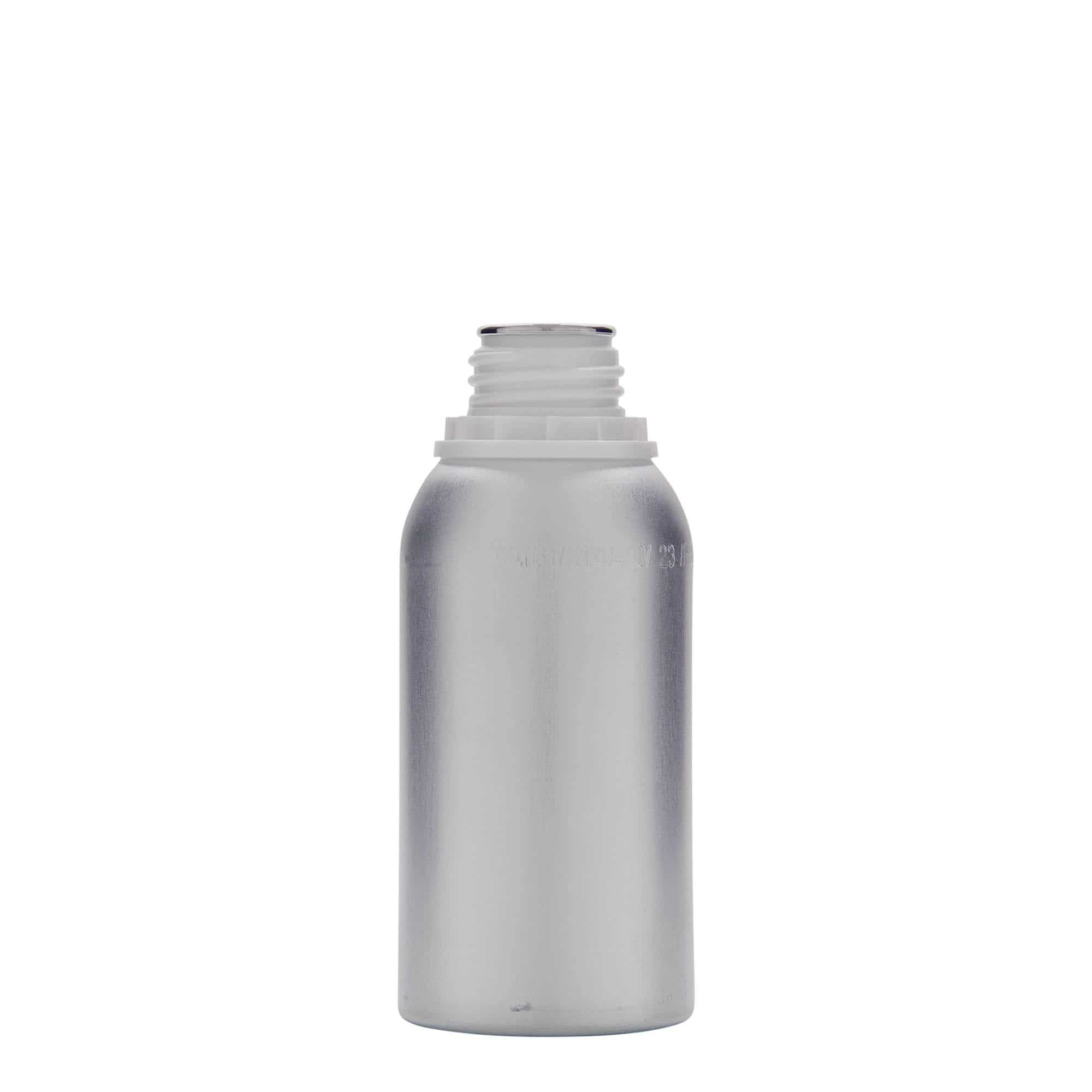 Aluminijska boca 275 ml, metalna, srebrna, otvor: DIN 32