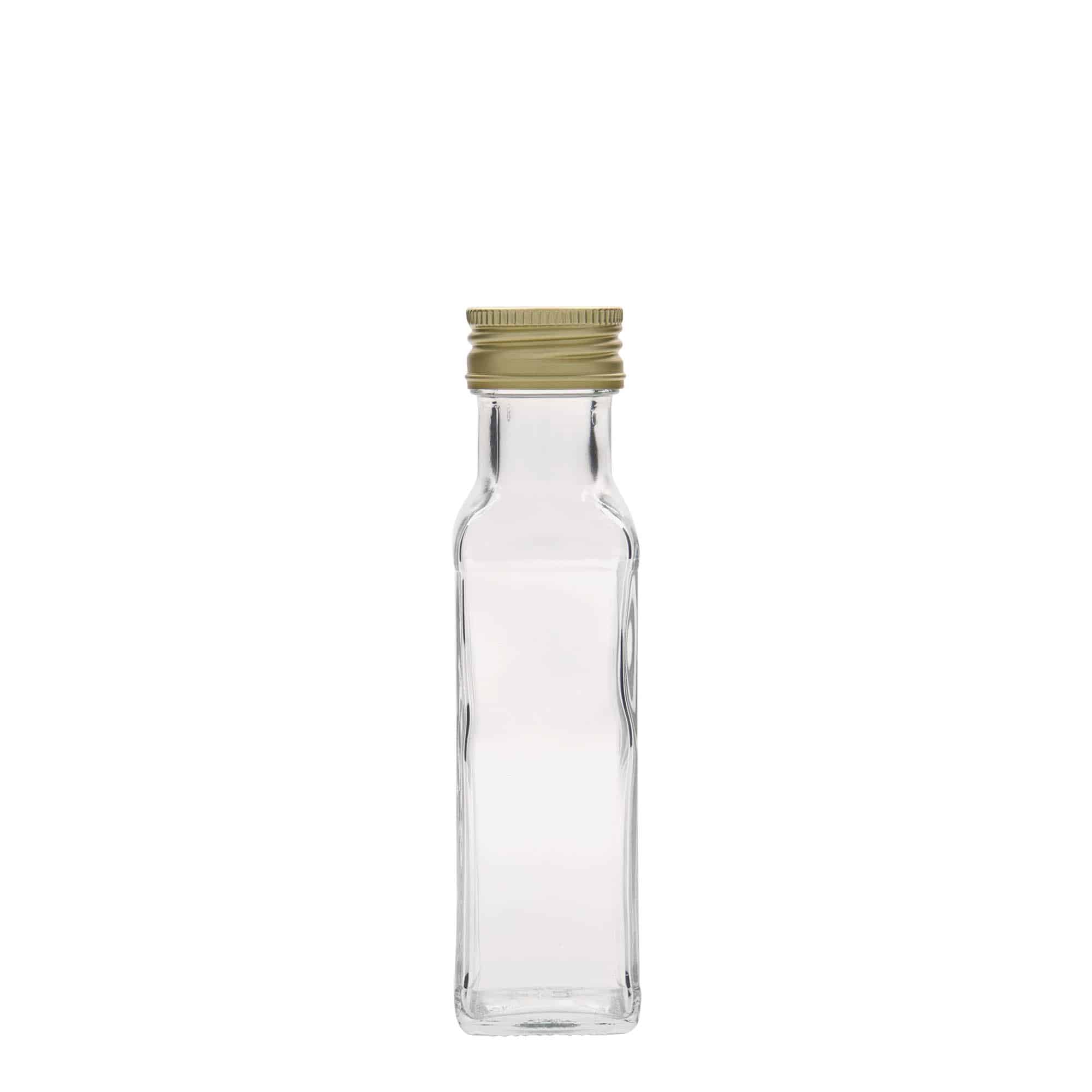 Staklena boca 100 ml 'Marasca', kvadratna, otvor: PP 31,5